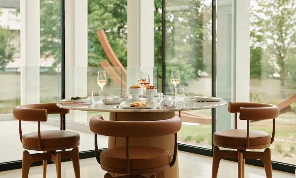 Déjeuner 4 services accompagné de 4 champagnes Taittinger