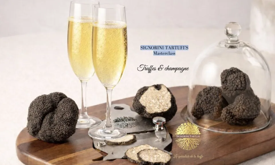 Ontdek de combinatie van truffel & champagne