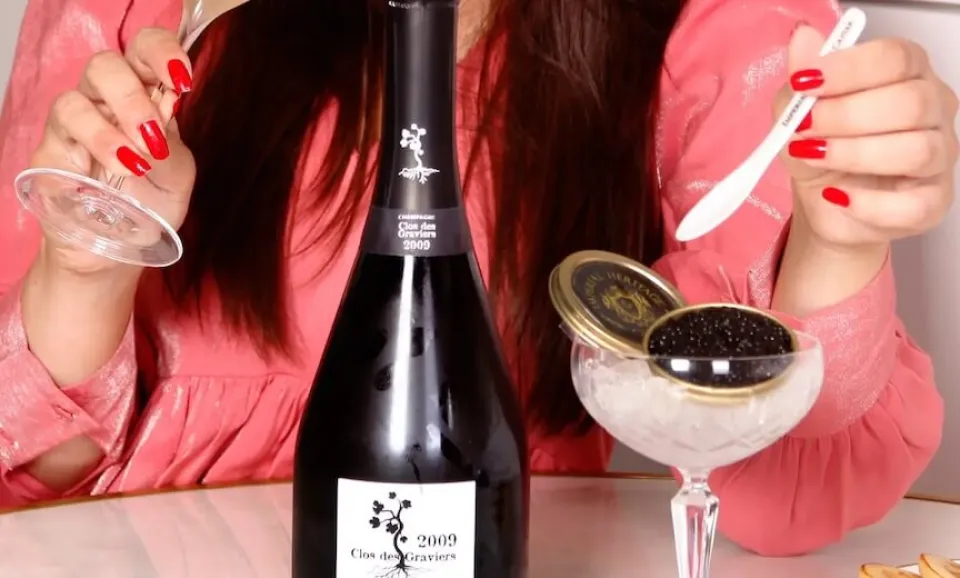 Exceptionele Champagne + kaviaar