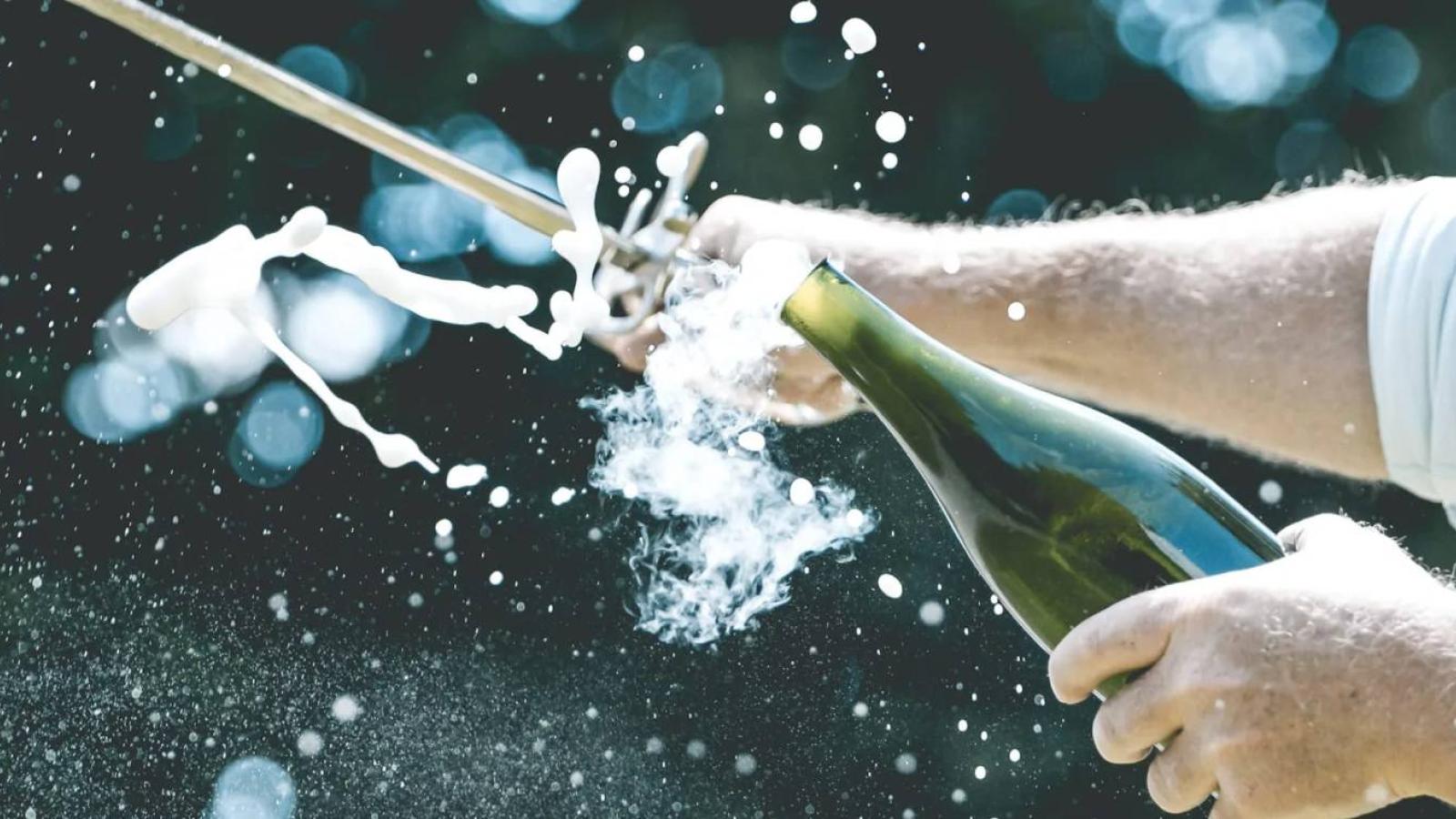 Sabering Sabering & tasting Champagne Alexandre Méa Devavry