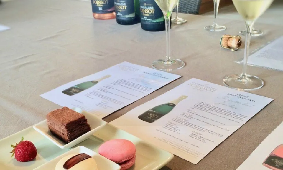 Visite et atelier de Dégustation 3 Champagnes et mets locaux