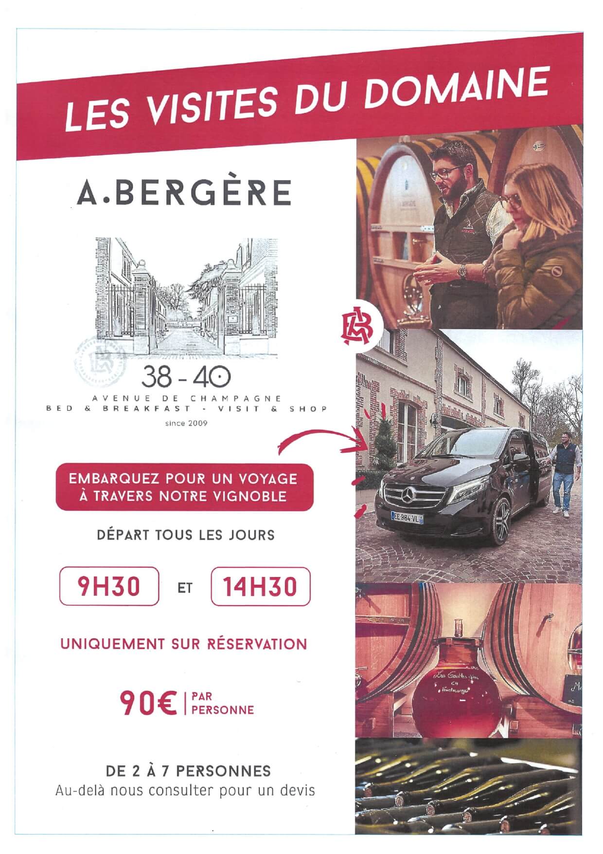 Visite Champagne André Bergère